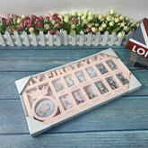 My First Year Baby Keepsake Frame 0-12 Months Pictures Photo Frame-TB00811-Veeddydropshipping